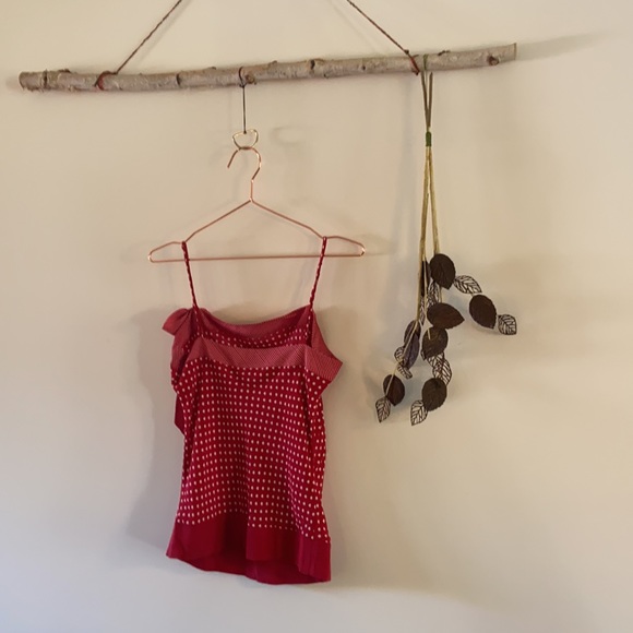 Red polka dot camisole - Picture 3 of 4